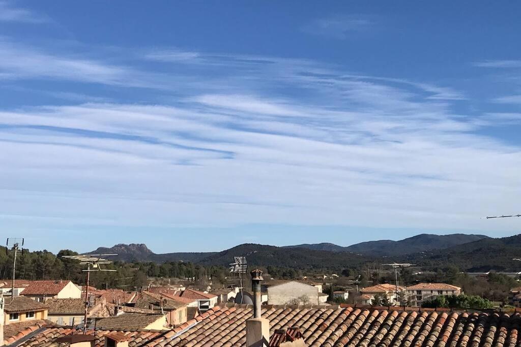 Studio Centre Ville Les Arcs Avec Vue Sur Massif Des Maures Ngoại thất bức ảnh